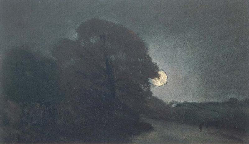 John Constable The edge of a heath by moonlight France oil painting art